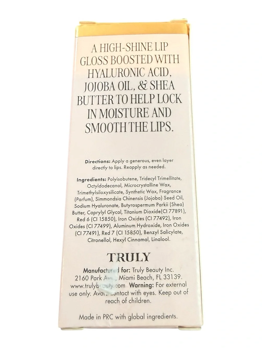 TRULY Hydrating Lip Gloss - Pale Pink
